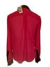 Bebe Pink Black Long Sleeve Blouse Size XXS - photo 2