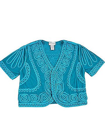 Soft Surroundings Soutache Embroidered Bolero Sweater Vest (view 1)