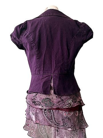 Wet Seal Short Sleeve Blouse (view 2)