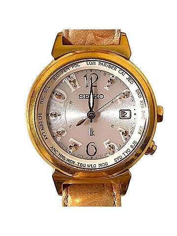 Seiko SEIKO Lukia Solar Women's Watch 1B25-0AE0 Pink Dial (view 1)
