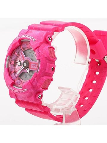 Casio CASIO G-SHOCK XG Collaboration Model ANALOG-DIGITAL GMA-S110XG-4AJR Pink Resin Women's Watch (view 2)