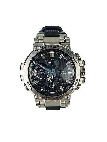Casio CASIO G-SHOCK MT-G MTG-B1000 Series MTG-B1000-1AJF Watch, Silver/Black, Stainless Steel, Resin, Men's, Analog, Solar Powered, Radio Controlled (view 1)
