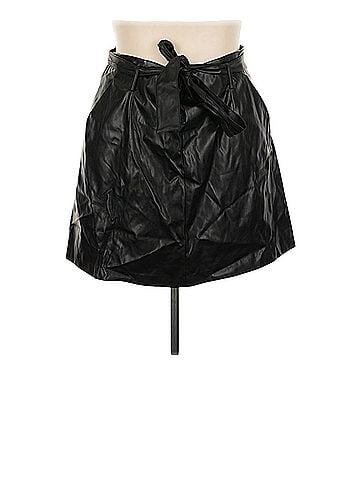 Banana Republic Faux Leather Skirt (view 1)