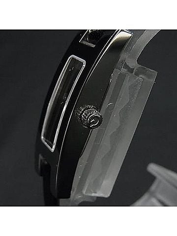Gucci GUCCI watch 3900L Black Silver Stainless Steel Leather Women's (view 2)