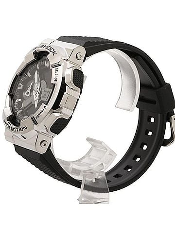 Casio CASIO G-SHOCK ANALOG-DIGITAL 110 SERIES GM-110-1AJF Black Silver Resin Stainless Steel Men's Watch (view 2)