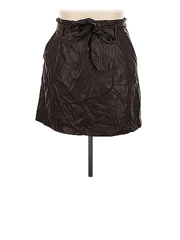 Banana Republic Faux Leather Skirt (view 1)