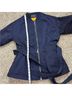 FRNCH 100% Polyamide 100% Polyester Blue Jacket Size M - photo 3