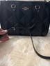 Coach Solid Black Gold Leather Satchel One size - photo 9