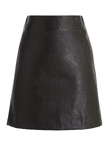 J.Crew Factory Store Faux Leather Skirt (view 1)