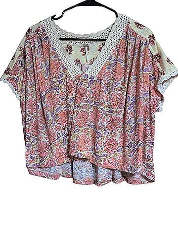 Free People Short Sleeve Blouse (view 1)