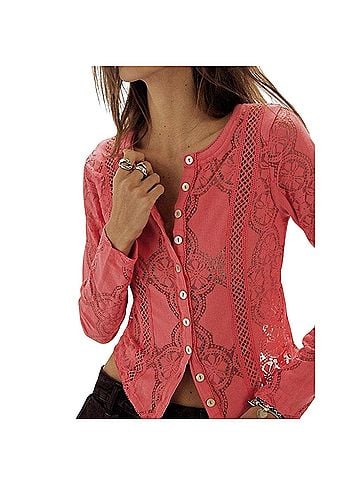 Free People Long Sleeve Blouse (view 1)