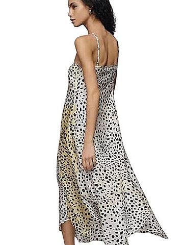 Anthropologie Asymmetrical Halter Midi Dress Casual Dress (view 2)