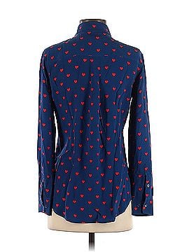Equipment Equipment Long Sleeve Silk Top (view 2)