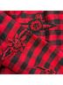 Anage 100% Silk Plaid Red Blazer Size M - photo 6