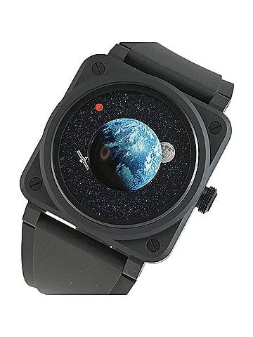Bell & Ross Bell &amp; Ross BR-03 Astro Wristwatch, Limited Edition of 999 Pieces Worldwide, BR03A-EMM-CE SRB (view 2)