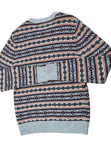 Abercrombie & Fitch Fair Isle Crewneck Sweater Pullover Sweater (view 2)