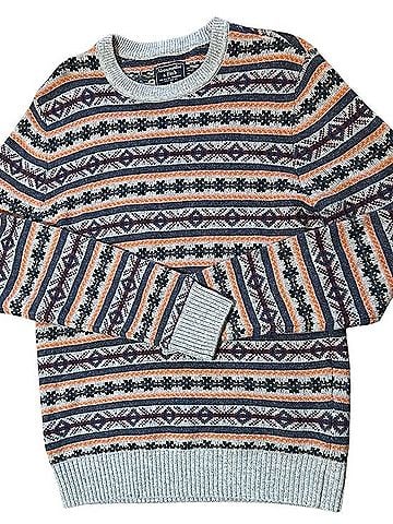 Abercrombie & Fitch Fair Isle Crewneck Sweater Pullover Sweater (view 1)