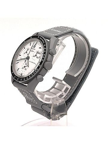 Swatch Swatch x Omega MoonSwatch 1965 SO33M106 Bioceramic Quartz Watch (view 2)