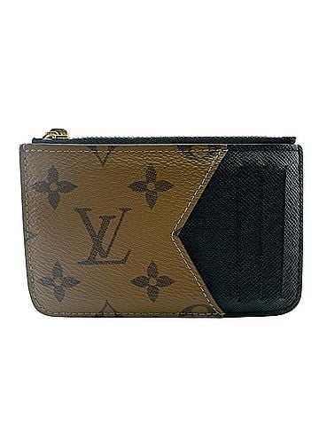 Louis Vuitton LOUIS VUITTON M81912 Porte Cartes Romy Monogram Reverse Wallet Brown (view 2)