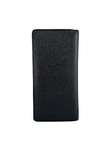 Louis Vuitton LOUIS VUITTON M30285 Portefeuille Brazza Long Wallet, Bi-fold, Taiga Leather, Black (view 2)