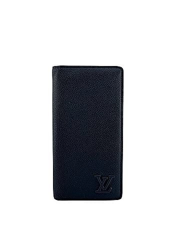 Louis Vuitton LOUIS VUITTON M81810 Portefeuille Brazza NM Bi-fold Long Wallet LV Aerogram Navy (view 1)