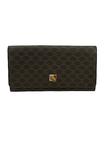 Céline CELINE Macadam PVC Long Wallet, Brown (view 1)
