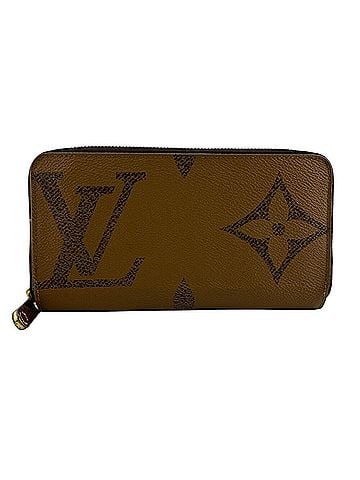 Louis Vuitton LOUIS VUITTON M69353 Zippy Wallet Giant Monogram Reverse Leather Long Brown (view 1)