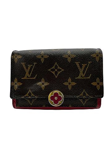 Louis Vuitton LOUIS VUITTON Louis Vuitton M64587 Portefeuille Flore Compact Wallet Monogram Bi-fold Brown (view 1)