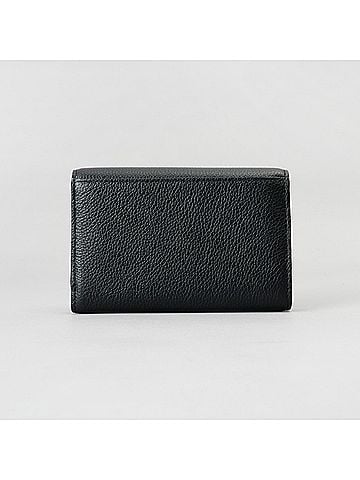 Chloé Chloé Chloe CHC23AP097131 MARCIE Leather Tri-fold Wallet, Black (view 2)