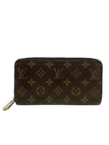 Louis Vuitton LOUIS VUITTON Louis Vuitton M42616 Zippy Wallet Round Zipper Monogram Long Brown (view 1)