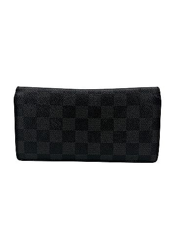 Louis Vuitton LOUIS VUITTON N62665 Portefeuille Brazza Damier Graphite Long Wallet, Gray (view 2)