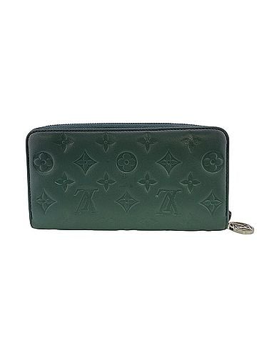 Louis Vuitton LOUIS VUITTON M81707 Zippy Wallet, Japan Limited Edition, Monogram Embossed Long Blue (view 1)