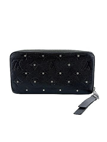 Louis Vuitton LOUIS VUITTON M61442 Platine Studded Zippy Wallet Monogram Empreinte Long Black (view 2)