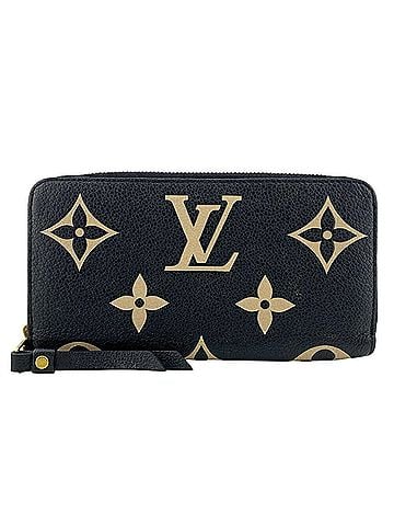 Louis Vuitton LOUIS VUITTON M80481 Zippy Wallet Monogram Empreinte Long Black (view 1)