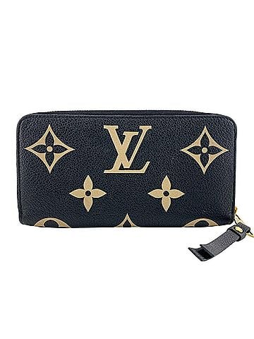 Louis Vuitton LOUIS VUITTON M80481 Zippy Wallet Monogram Empreinte Long Black (view 2)