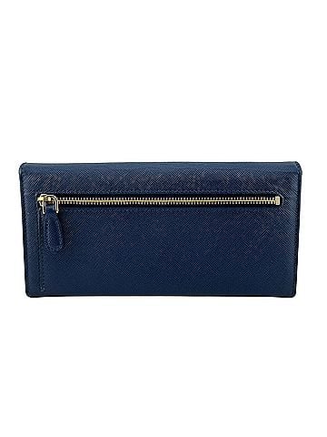 Prada PRADA Saffiano long wallet in navy (view 2)