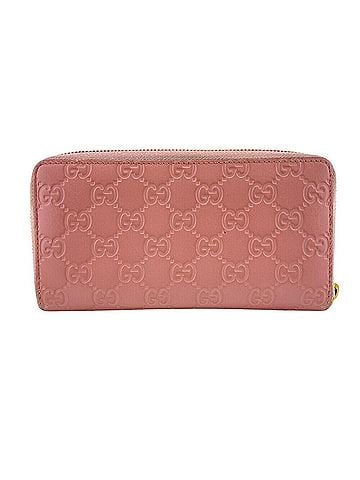 Gucci GUCCI 410102 Round Guccissima Long Wallet Pink Women's (view 2)