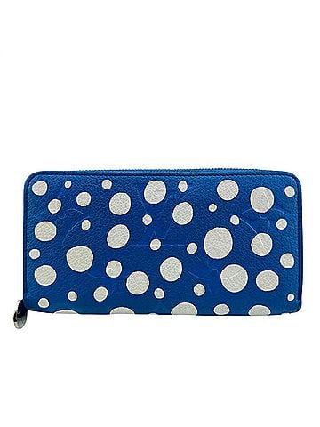Louis Vuitton LOUIS VUITTON M81954 Infinity Dot Zippy Wallet, Round, LV x YK, Yayoi Kusama Collaboration, Polka Monogram Empreinte, Long Blue, Women's (view 1)
