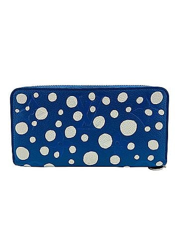 Louis Vuitton LOUIS VUITTON M81954 Infinity Dot Zippy Wallet, Round, LV x YK, Yayoi Kusama Collaboration, Polka Monogram Empreinte, Long Blue, Women's (view 2)