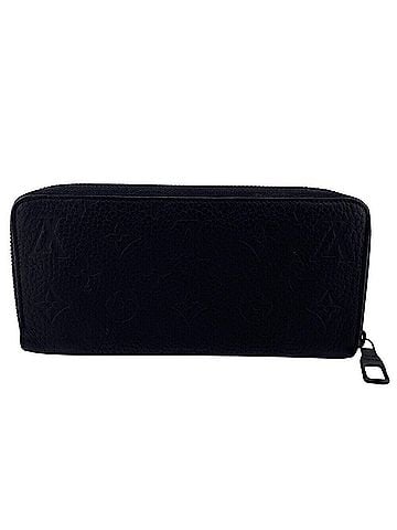 Louis Vuitton LOUIS VUITTON M11721 Zippy Wallet Horizontal Monogram Taurillon Long Black Men's (view 2)