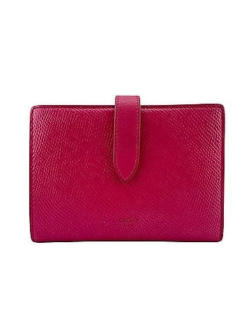 Céline CELINE Medium Strap Bi-fold Wallet, Pink (view 1)