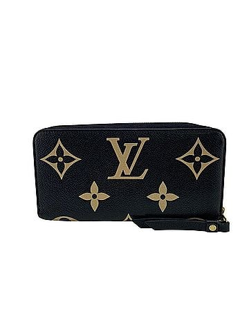 Louis Vuitton LOUIS VUITTON M80481 Zippy Wallet Monogram Empreinte Long Black Women's (view 2)