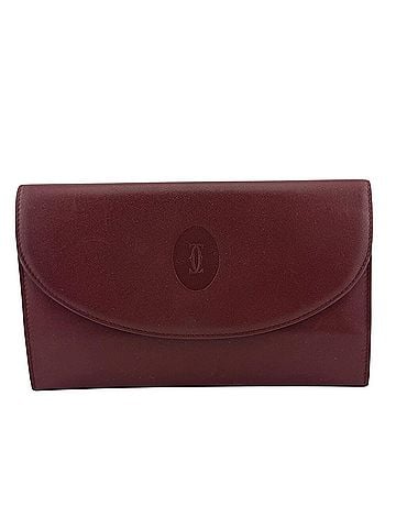 Cartier CARTIER Cartier coin purse must long wallet red (view 1)