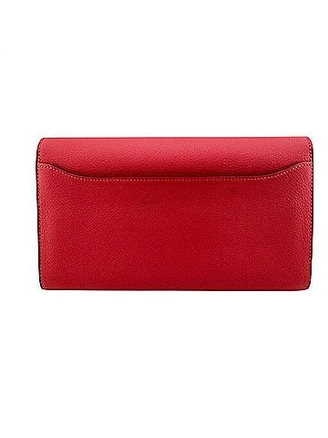 Hermès HERMES Constance Long Evercolor Wallet, Pink, Women's (view 2)