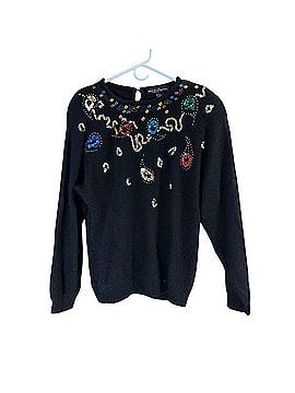 Work In Progress by Gladys Bagley Gladys Bagley Silk Pullover Sweater (view 1)