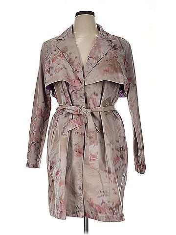 American Glamour by Badgley Mischka American Glamour Floral American Glamour By Badgley Mischka Trenchcoat (view 1)