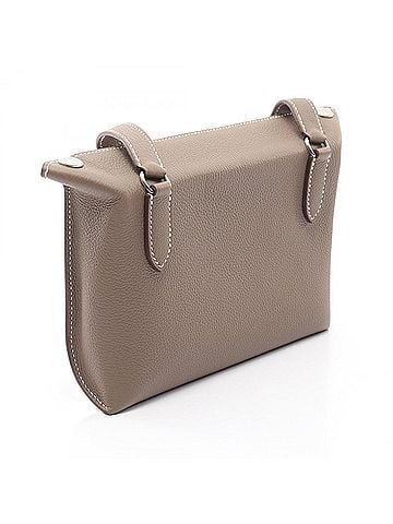 Hermès Hermes HERMES Vide Poche Etoupe Shoulder Bag Handbag Togo Leather Women's Gray (view 2)