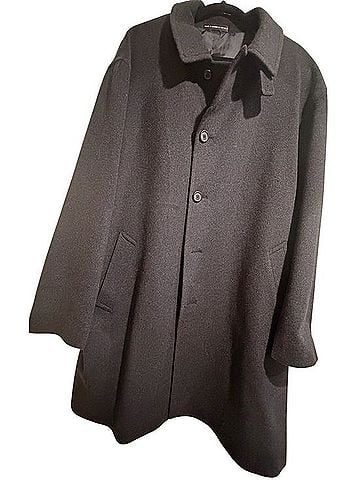 Ralph Lauren Charcoal Wool Pea Coat Coat (view 1)
