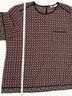 Tory Burch 100% Silk Print Blue Orange Blouse Size 14 - photo 5