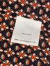 Tory Burch 100% Silk Print Blue Orange Blouse Size 14 - photo 8